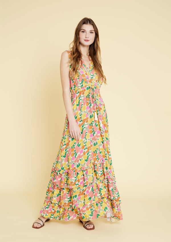 SLEEVELESS LONG DRESS