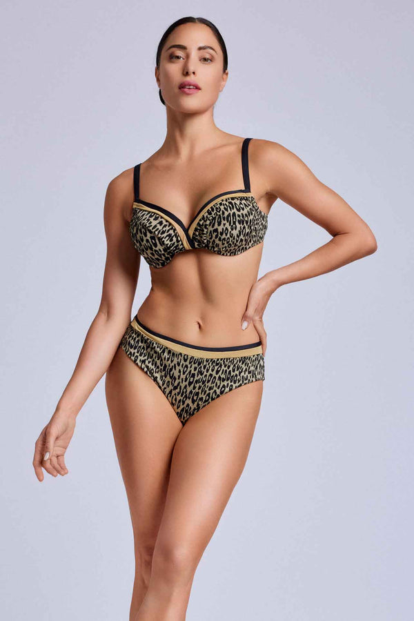 LEOPARD BIKINI WITH UNDERWIRE