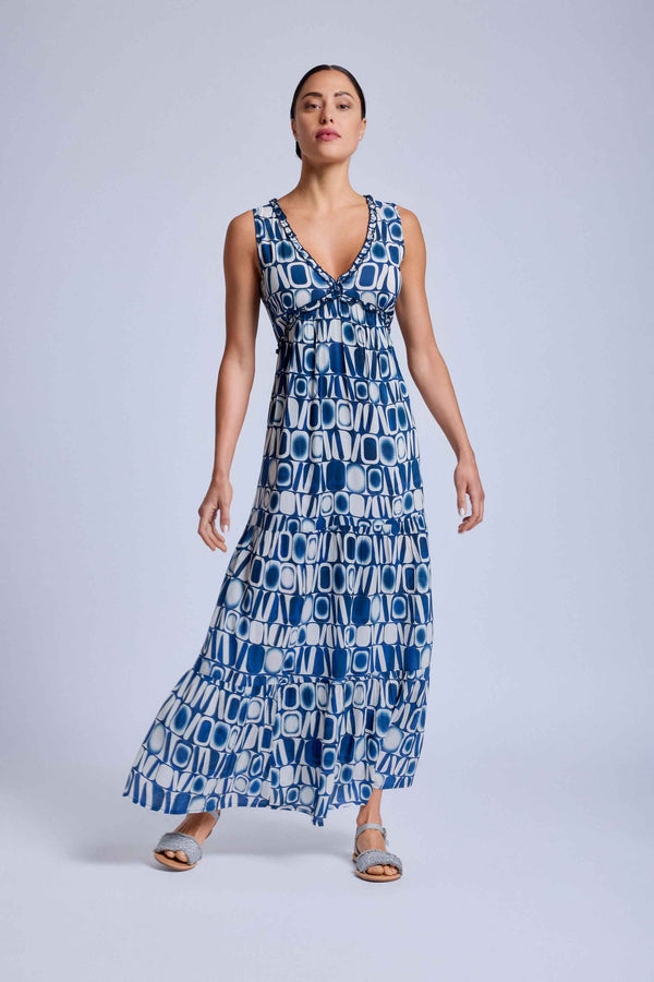 MAIOLICA LONG DRESS