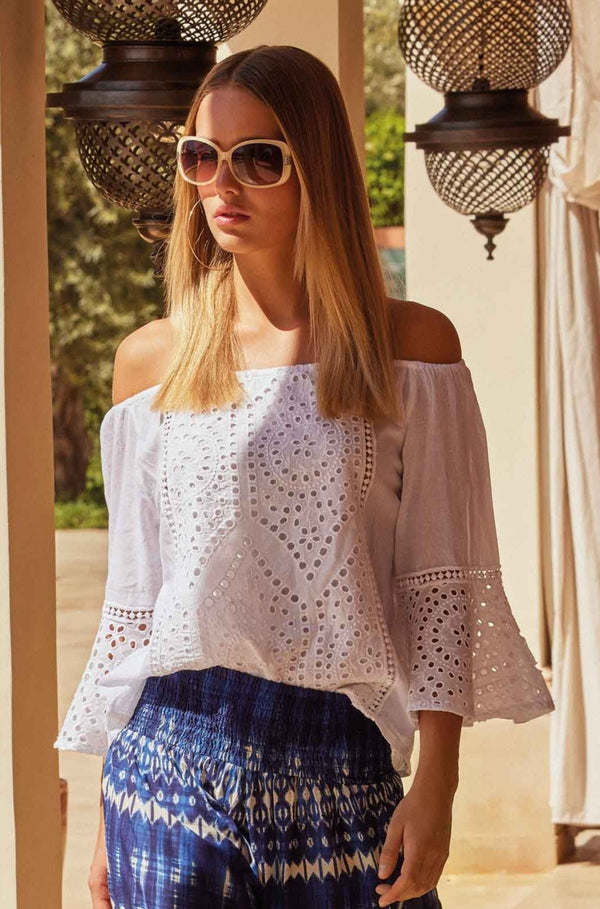 PORTOFINO FINE LACE TOP