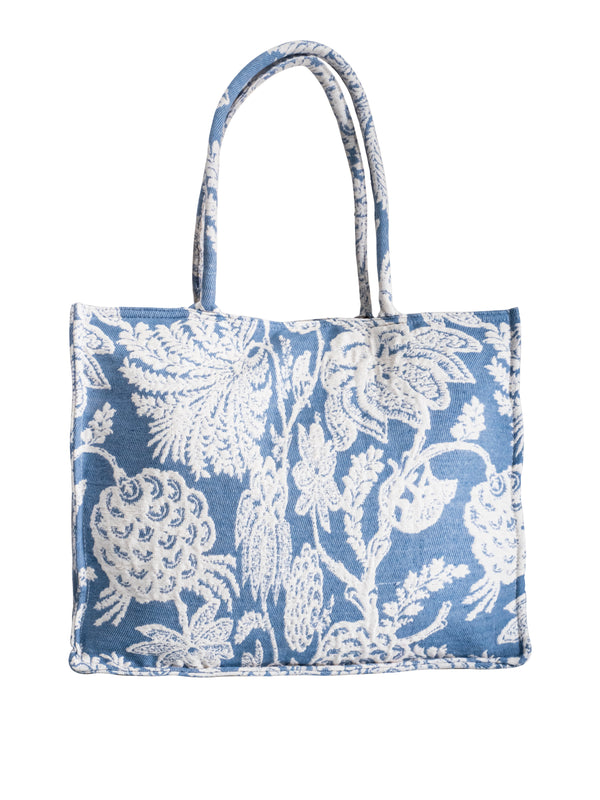 EMBROIDERED FLOWERS BAG