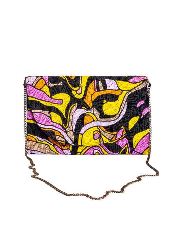 COLORFUL ZEBRA POCHETTE