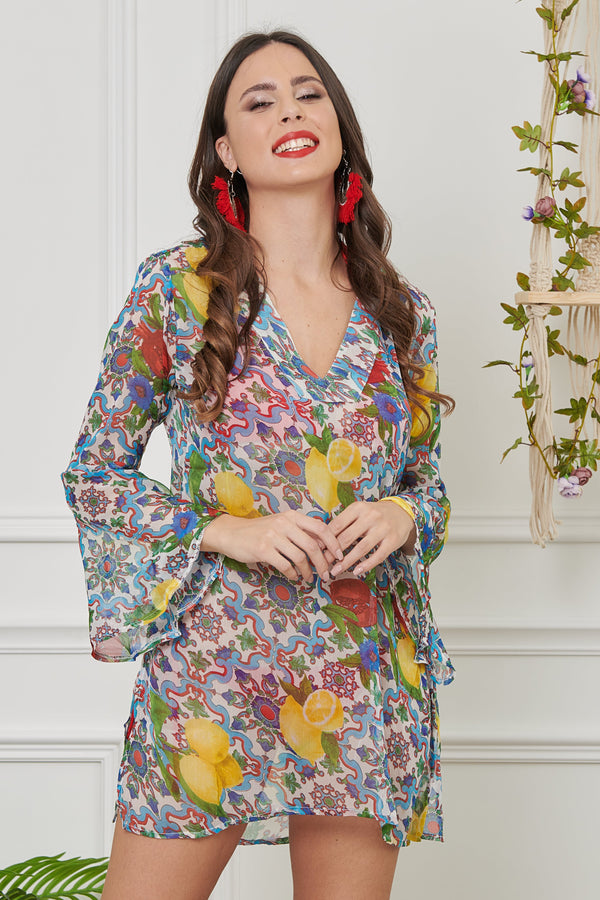 CHIFFON CAFTAN