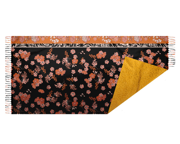 FLORAL BEACH TOWEL