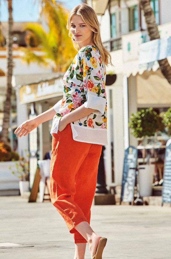 FLOWERED BLOUSE