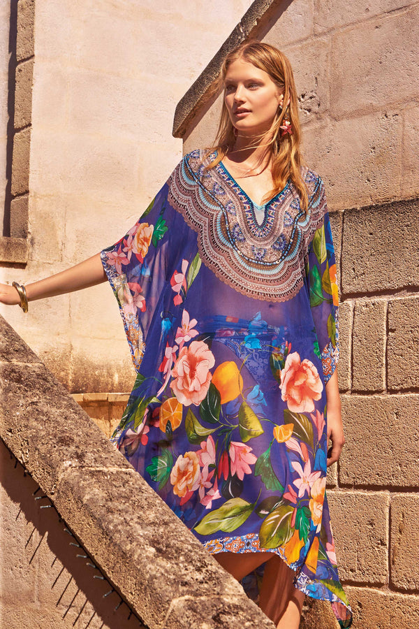 SICILY LONG PONCHO